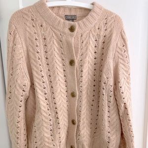 EUC J Crew x Point Sur cozy cardigan
